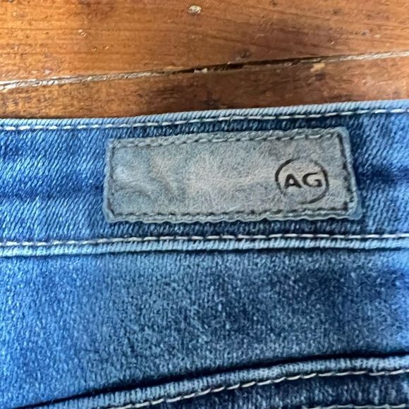 AG Adriano Goldschmied, “The Stevie Ankle” Slim Straight Denim Jeans Size 31 R - Picture 11 of 12